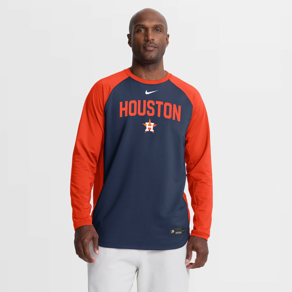 Houston Astros Nike Authentic Collection Raglan Dri-FIT Sweatshirt Sale