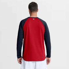 Atlanta Braves Nike Authentic Collection Raglan Dri-FIT Sweatshirt Sale