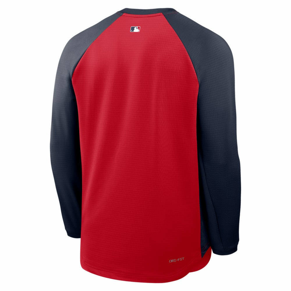 Atlanta Braves Nike Authentic Collection Raglan Dri-FIT Sweatshirt Sale