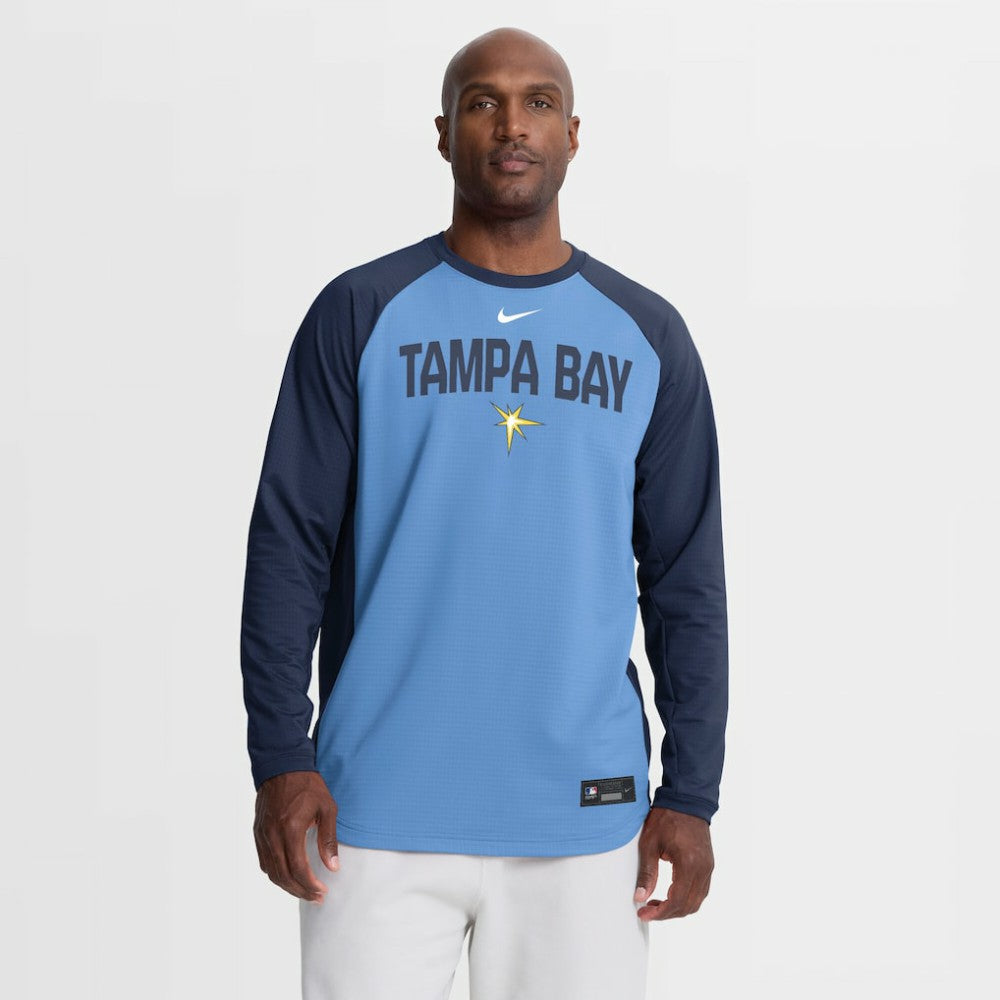 Tampa Bay Rays Nike Authentic Collection Raglan Dri-FIT Sweatshirt Near Me