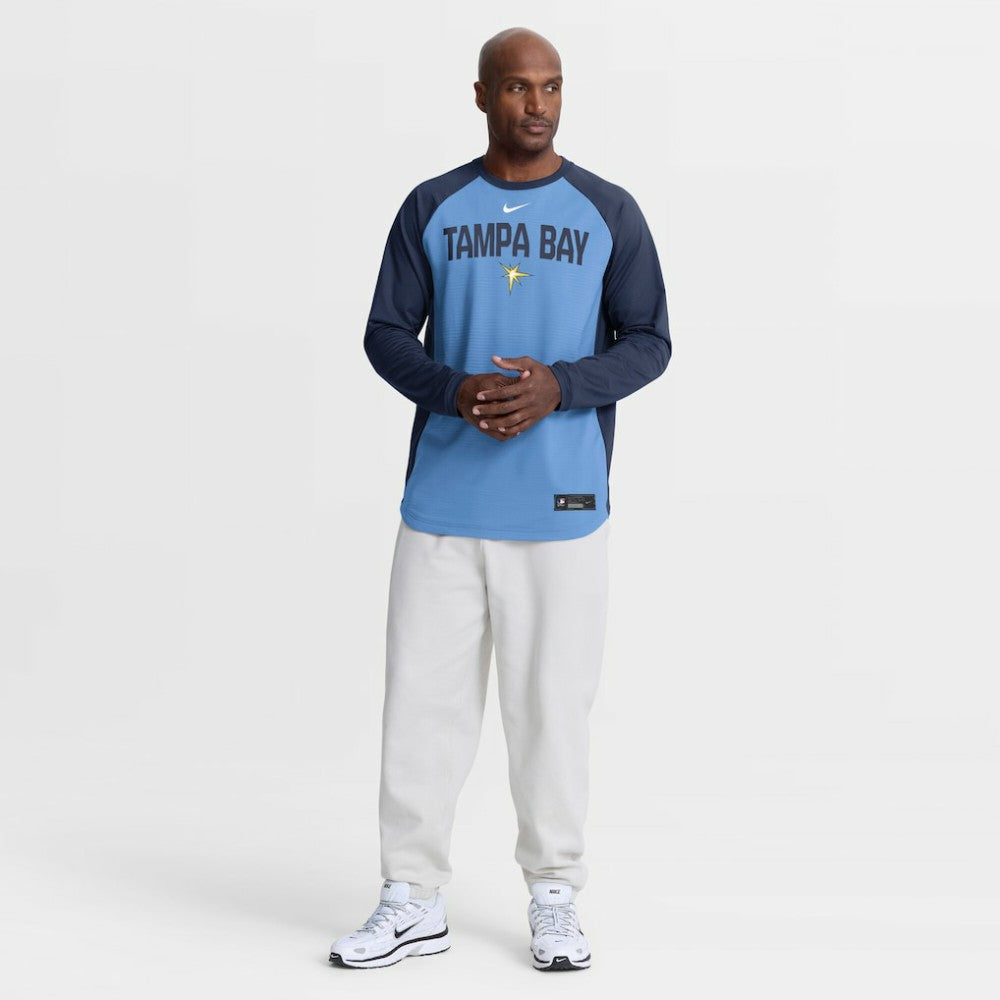 Tampa Bay Rays Nike Authentic Collection Raglan Dri-FIT Sweatshirt Near Me