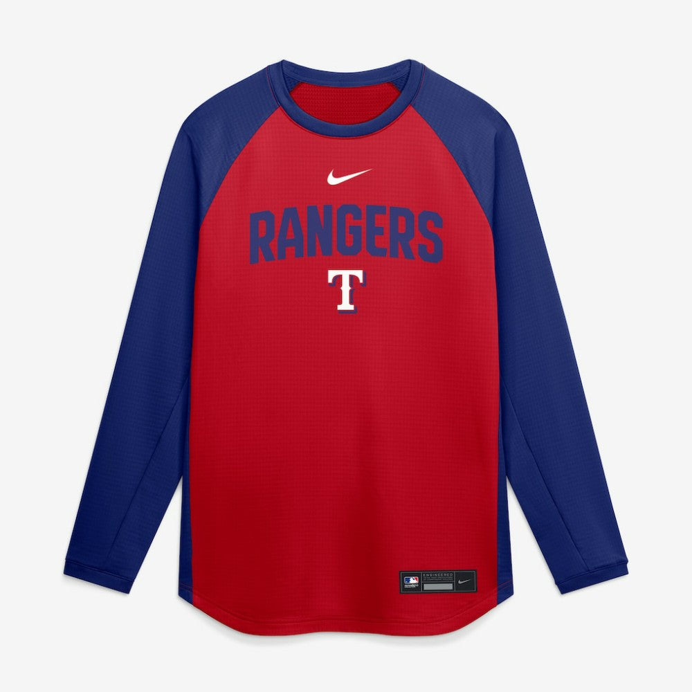 Texas Rangers Nike Authentic Collection Raglan Dri-FIT Sweatshirt for sale