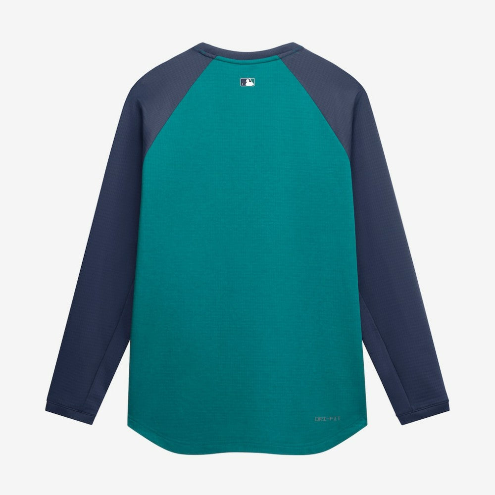 Seattle Mariners Nike Authentic Collection Raglan Dri-FIT Sweatshirt Online
