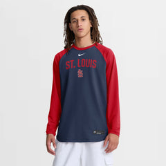 St. Louis Cardinals Nike Authentic Collection Raglan Dri-FIT Sweatshirt Online