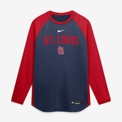 St. Louis Cardinals Nike Authentic Collection Raglan Dri-FIT Sweatshirt Online