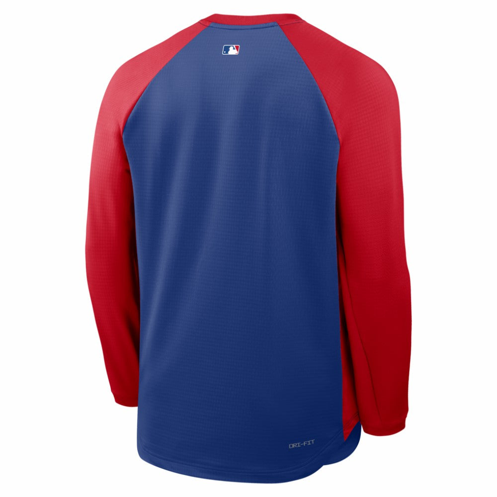 Philadelphia Phillies Nike Authentic Collection Raglan Dri-FIT Sweatshirt Discount