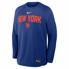 New York Mets Nike Authentic Collection Raglan Dri-FIT Sweatshirt Online