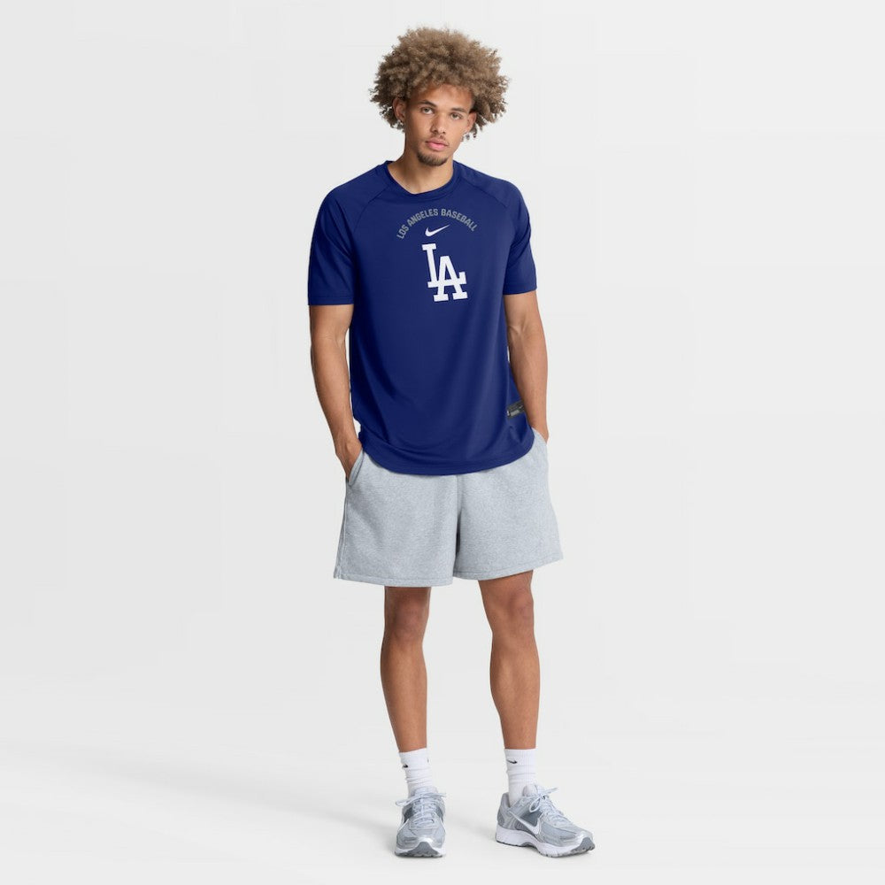 Los Angeles Dodgers Nike Authentic Collection Batting Practice Pre-Game Raglan Dri-FIT Top Online