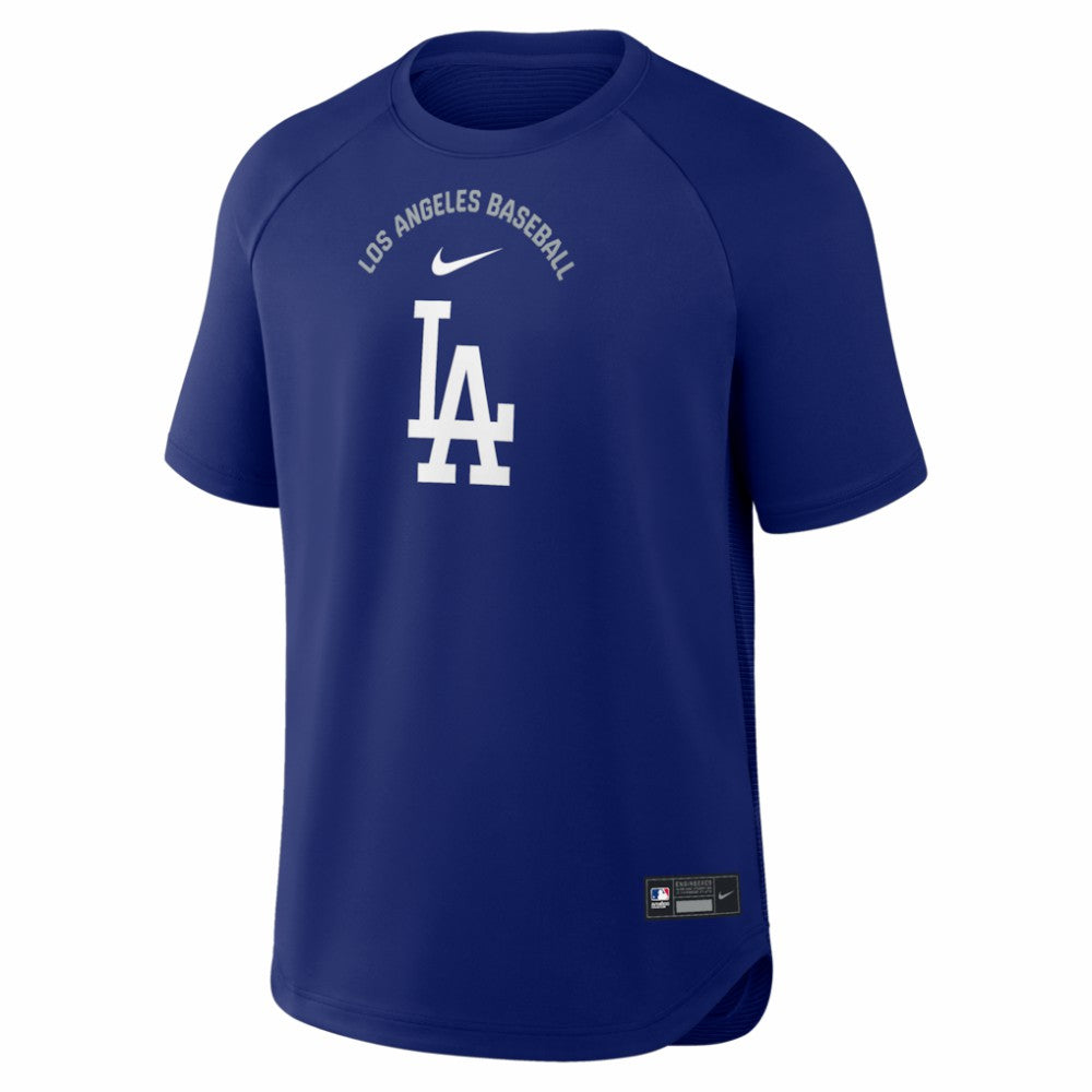 Los Angeles Dodgers Nike Authentic Collection Batting Practice Pre-Game Raglan Dri-FIT Top Online