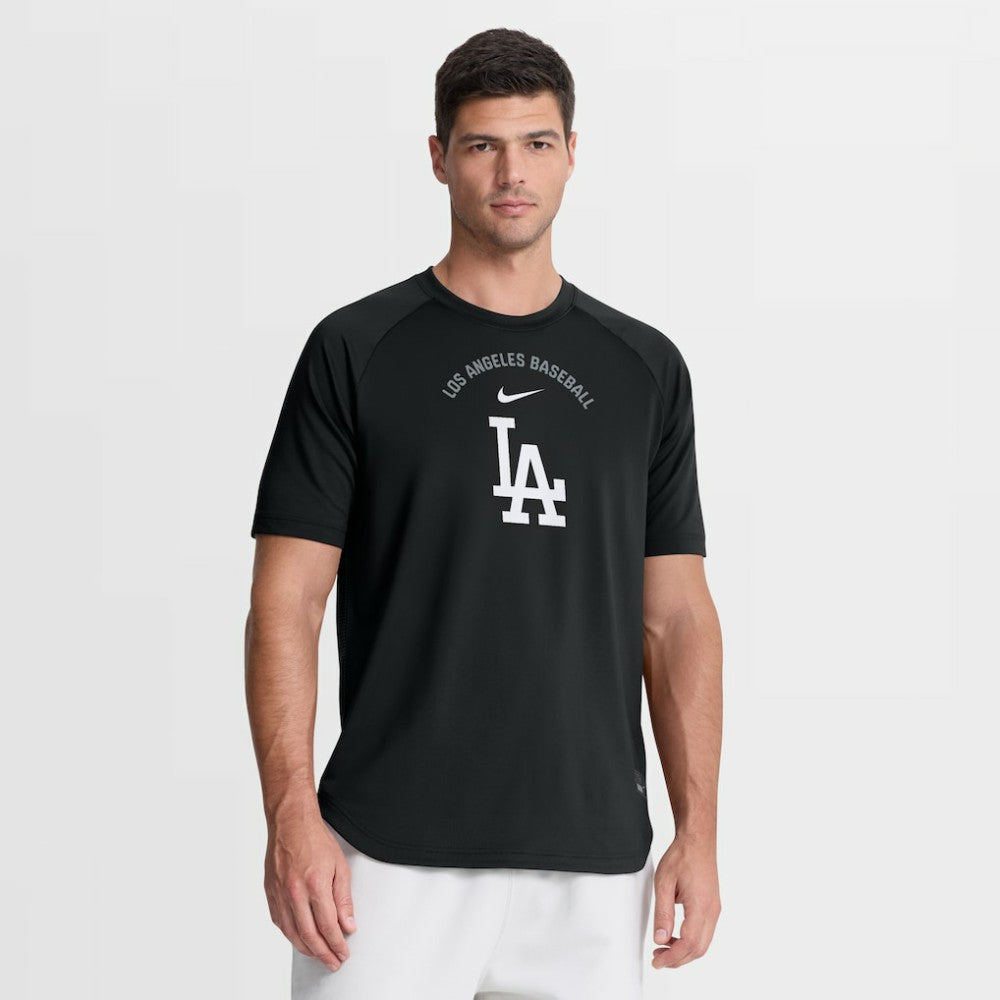 Los Angeles Dodgers Nike Authentic Collection Batting Practice Pre-Game Raglan Dri-FIT Top for sale