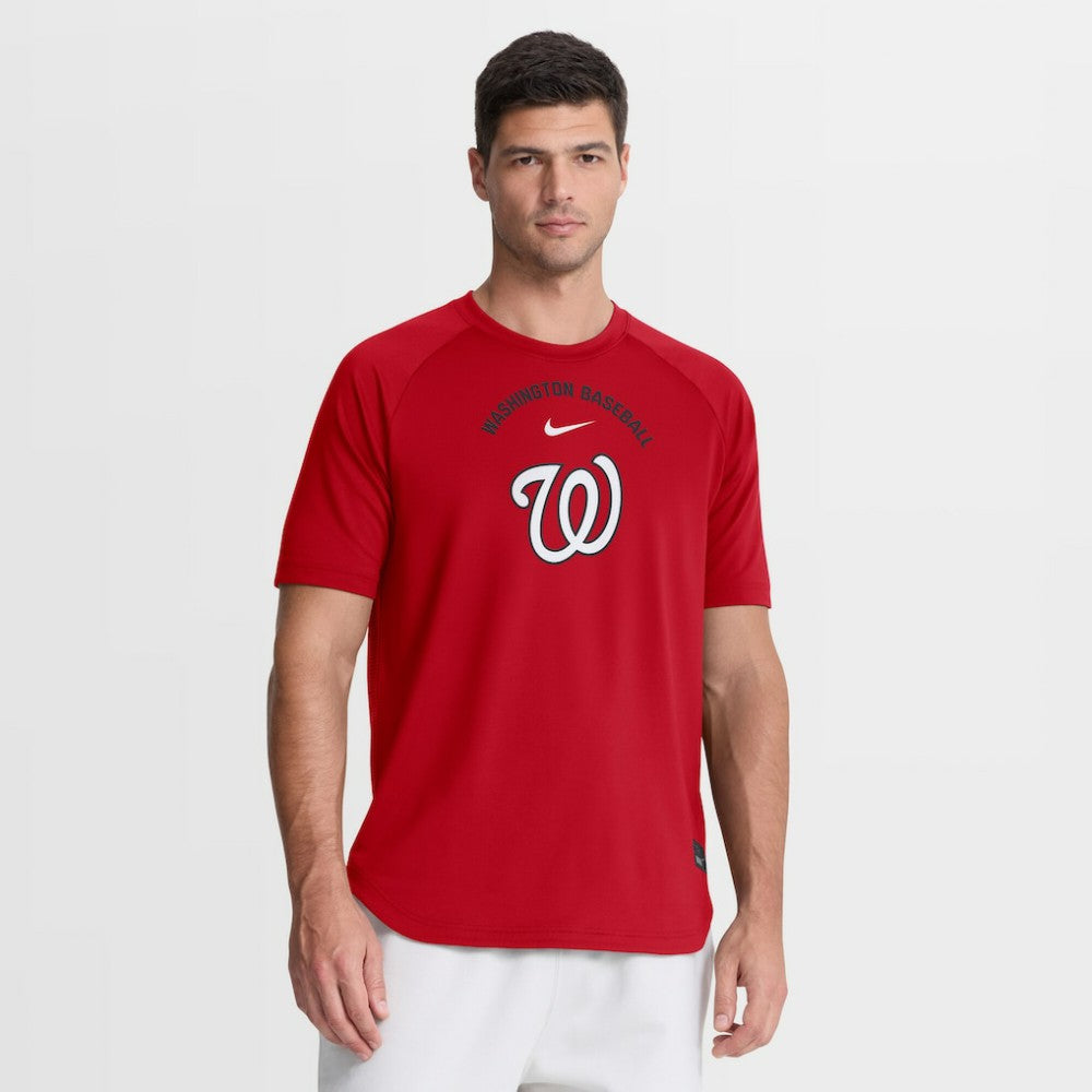 Washington Nationals Nike Authentic Collection Batting Practice Pre-Game Raglan Dri-FIT Top Outlet