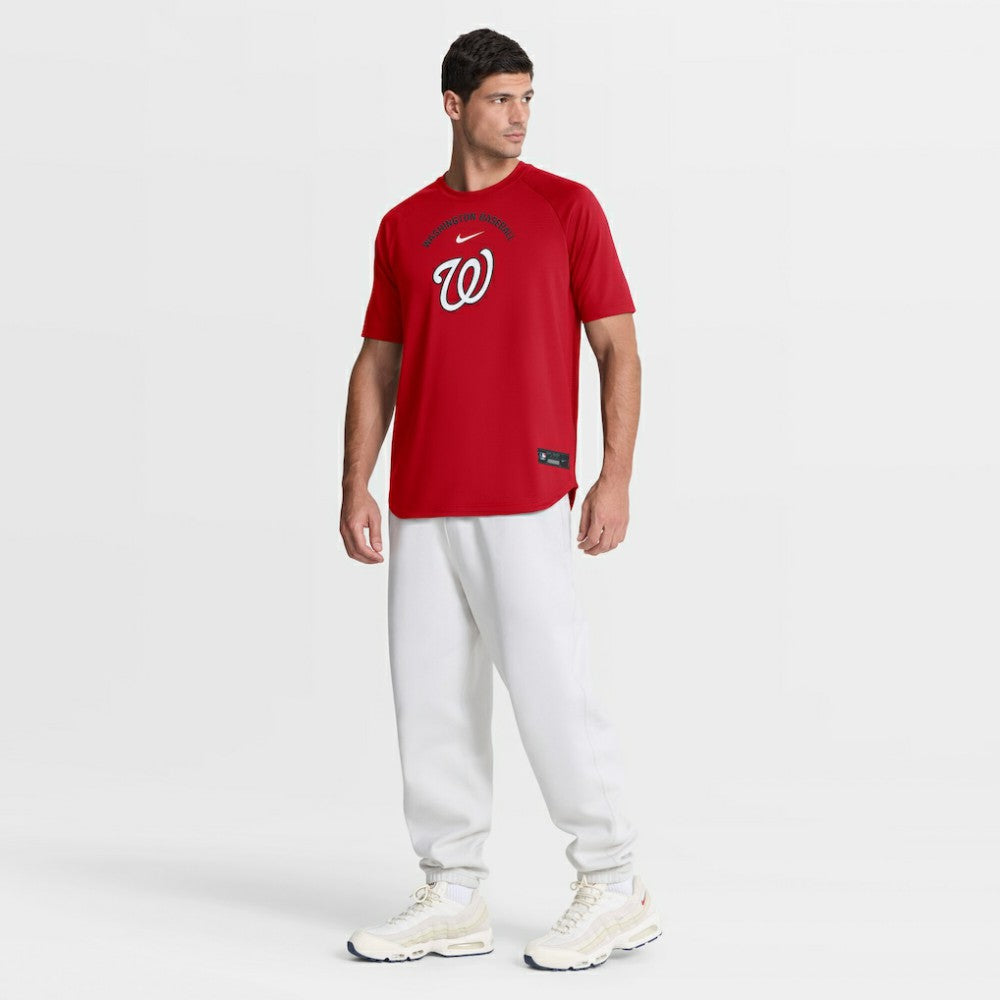 Washington Nationals Nike Authentic Collection Batting Practice Pre-Game Raglan Dri-FIT Top Outlet