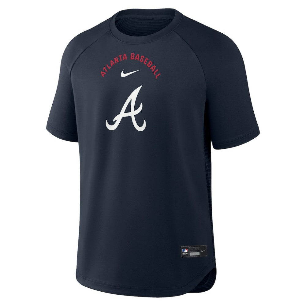 Atlanta Braves Nike Authentic Collection Batting Practice Pre-Game Raglan Dri-FIT Top Outlet