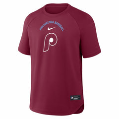 Philadelphia Phillies Nike Authentic Collection Batting Practice Pre-Game Raglan Dri-FIT Top for sale