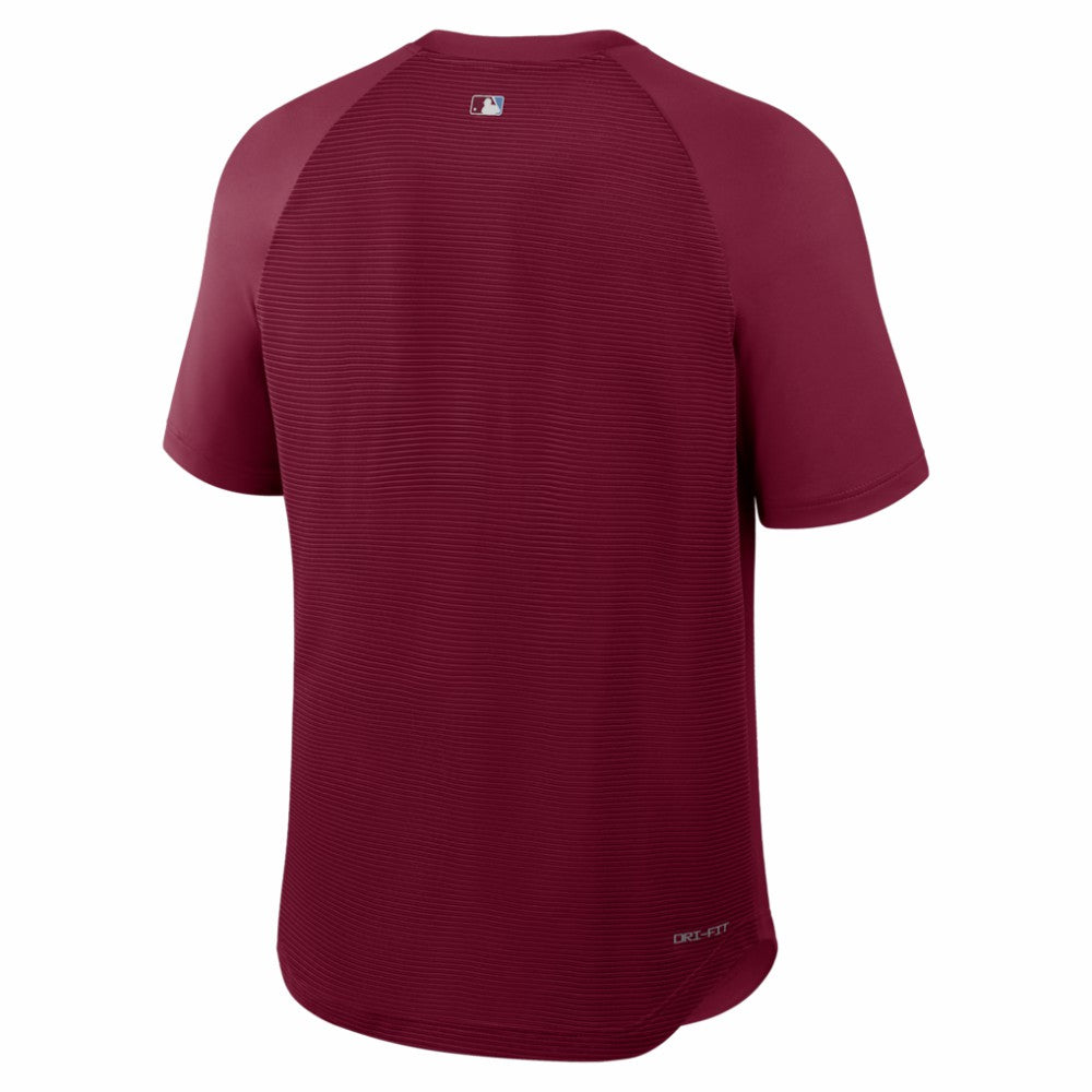 Philadelphia Phillies Nike Authentic Collection Batting Practice Pre-Game Raglan Dri-FIT Top for sale