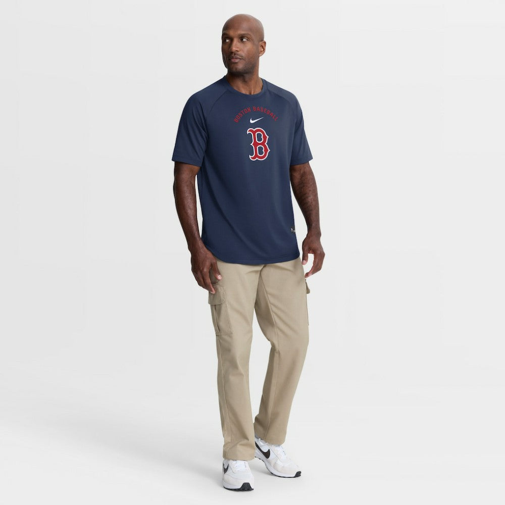 Boston Red Sox Nike Authentic Collection Batting Practice Pre-Game Raglan Dri-FIT Top Sale