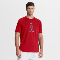Los Angeles Angels Nike Authentic Collection Batting Practice Pre-Game Raglan Dri-FIT Top Near Me