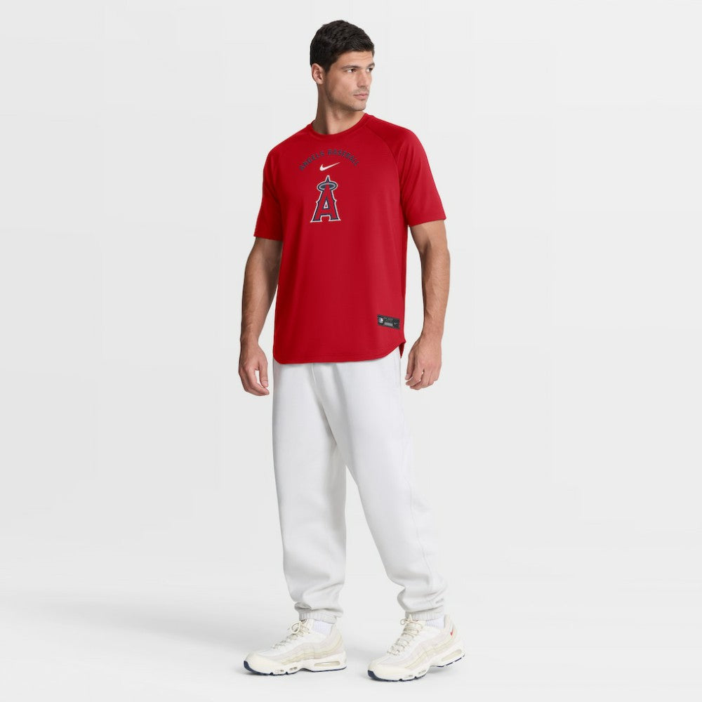 Los Angeles Angels Nike Authentic Collection Batting Practice Pre-Game Raglan Dri-FIT Top Near Me