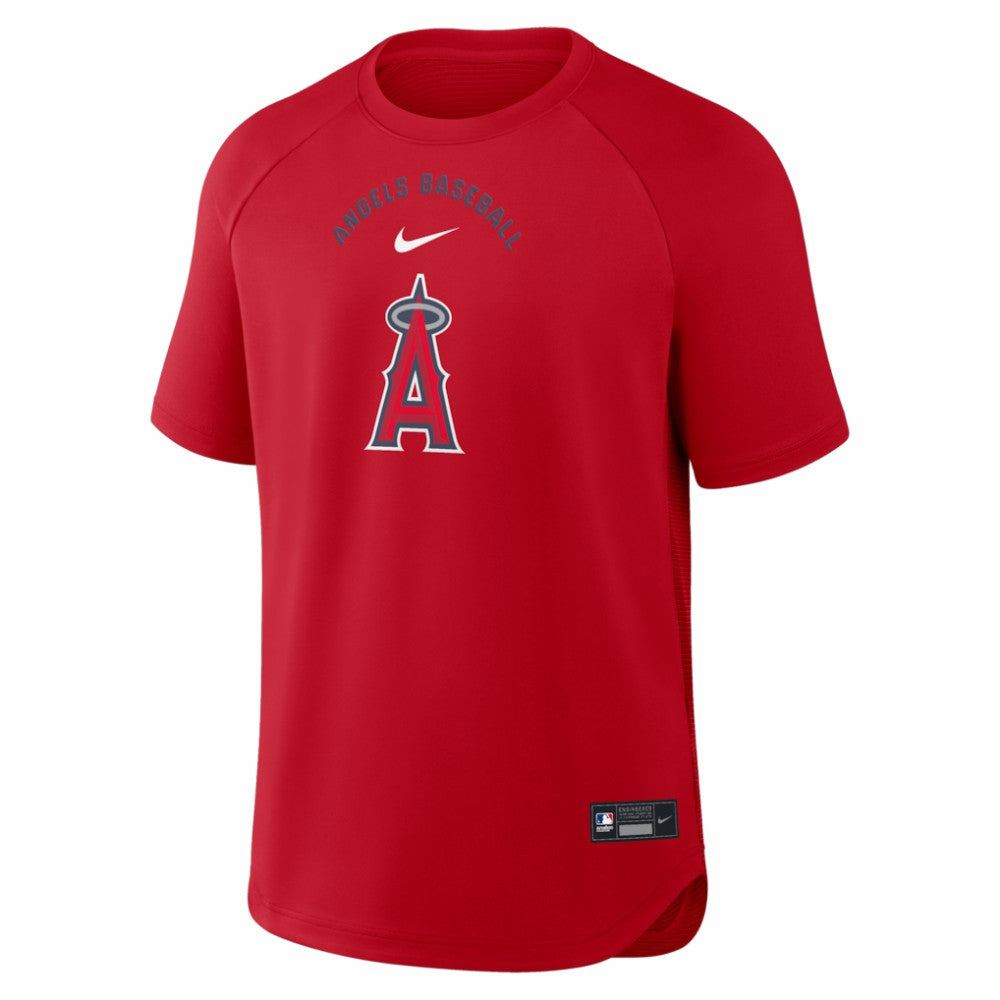 Los Angeles Angels Nike Authentic Collection Batting Practice Pre-Game Raglan Dri-FIT Top Near Me