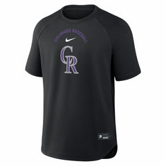 Colorado Rockies Nike Authentic Collection Batting Practice Pre-Game Raglan Dri-FIT Top for sale