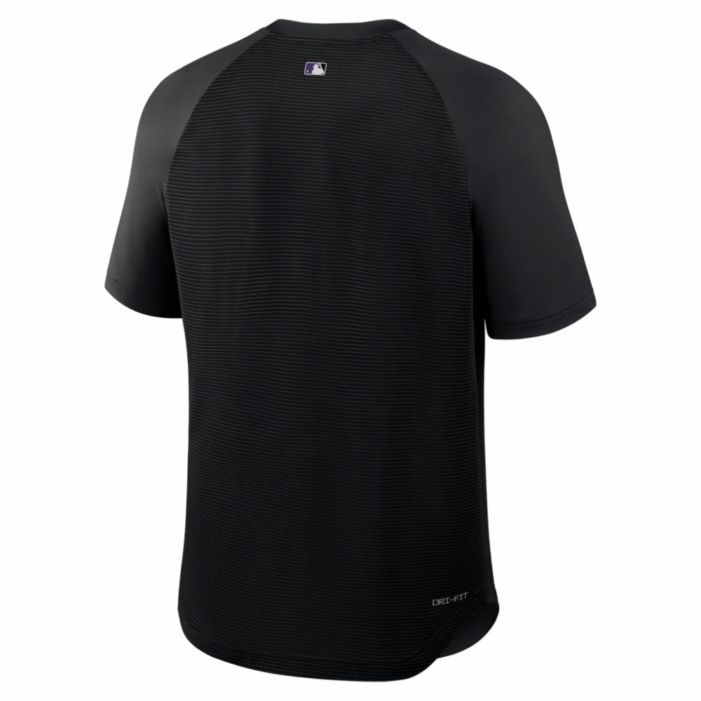 Colorado Rockies Nike Authentic Collection Batting Practice Pre-Game Raglan Dri-FIT Top for sale