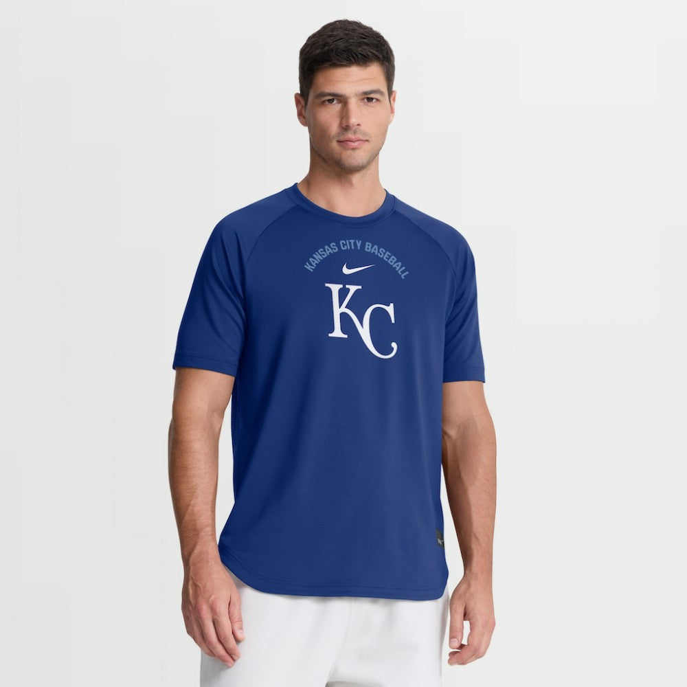 Kansas City Royals Nike Authentic Collection Batting Practice Pre-Game Raglan Dri-FIT Top for sale