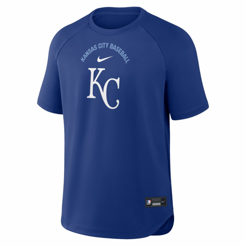 Kansas City Royals Nike Authentic Collection Batting Practice Pre-Game Raglan Dri-FIT Top for sale