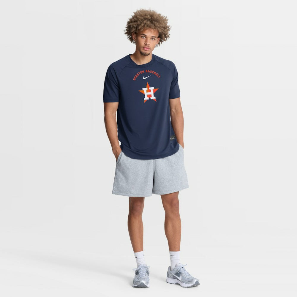 Houston Astros Nike Authentic Collection Batting Practice Pre-Game Raglan Dri-FIT Top for sale