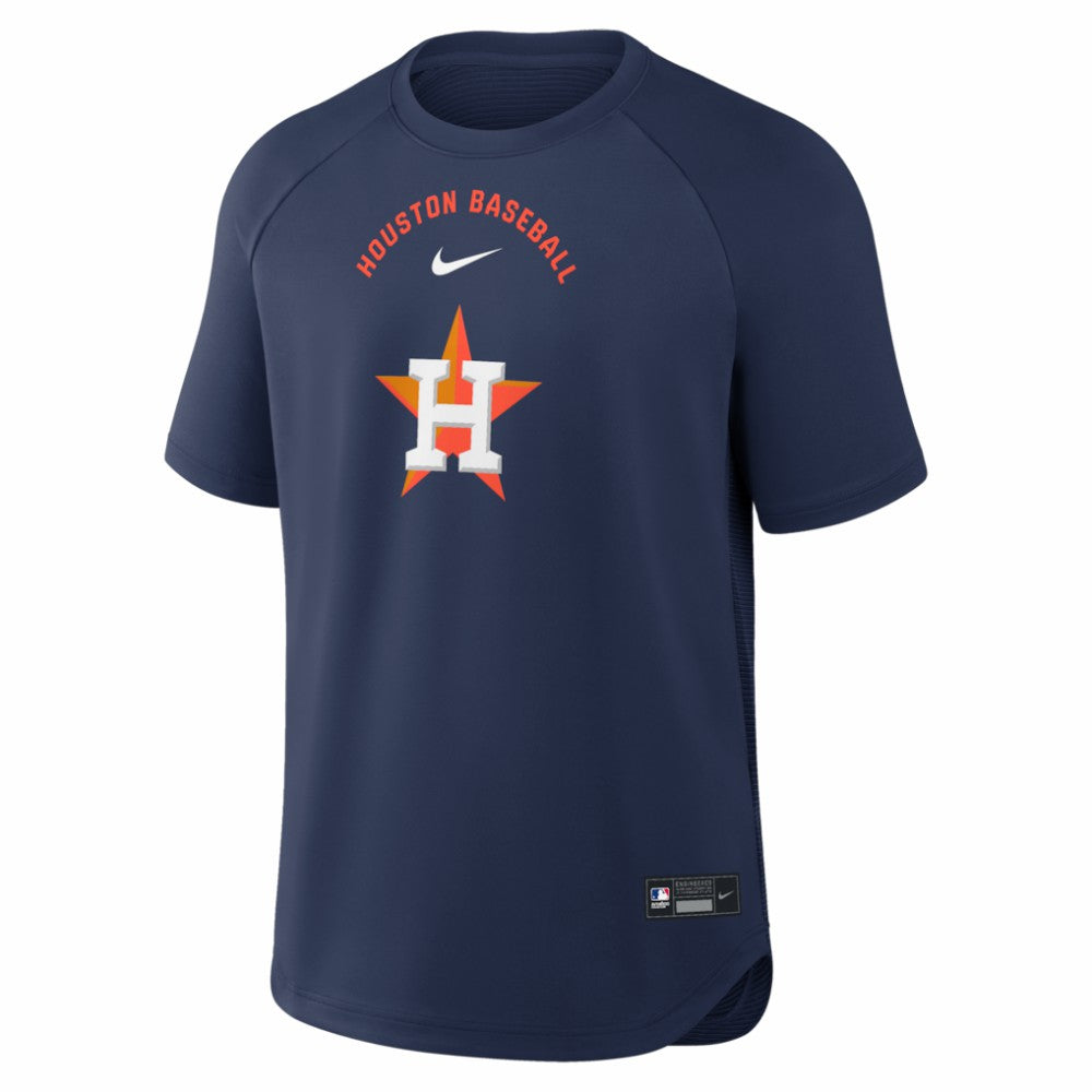 Houston Astros Nike Authentic Collection Batting Practice Pre-Game Raglan Dri-FIT Top for sale