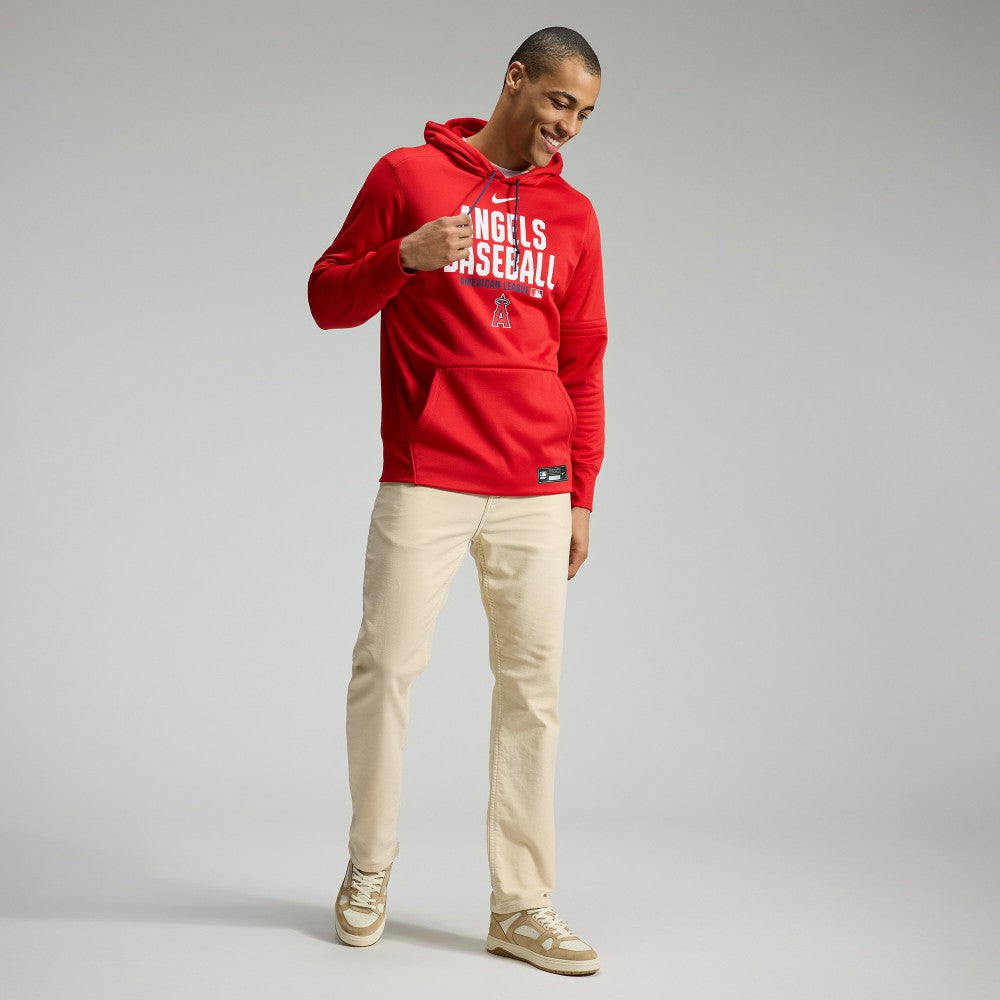 Los Angeles Angels Nike Authentic Collection Therma-FIT Hoodie Discount