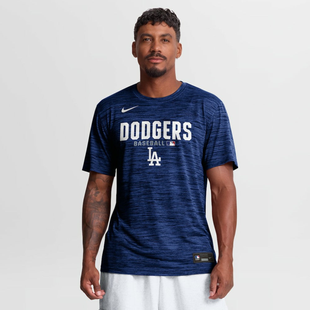 Los Angeles Dodgers Nike Authentic Collection Velocity Dri-FIT T-Shirt Discount