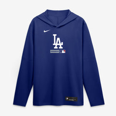 Los Angeles Dodgers Nike Authentic Collection Dri-FIT Long Sleeve Hooded T-Shirt Sale