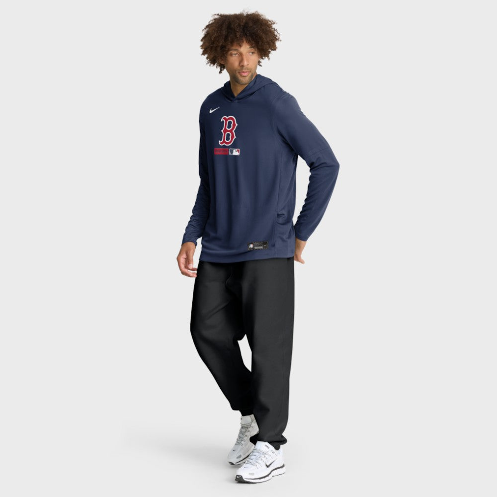 Boston Red Sox Nike Authentic Collection Dri-FIT Long Sleeve Hooded T-Shirt Near Me