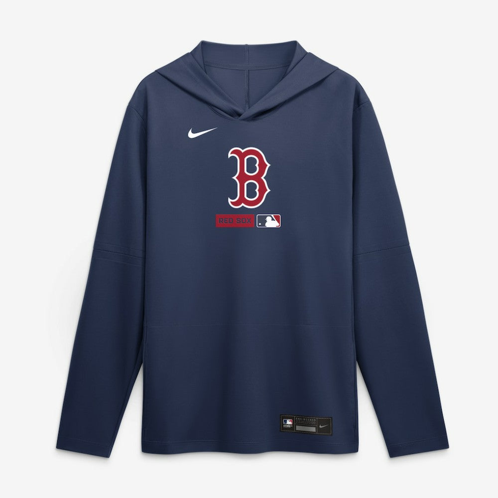 Boston Red Sox Nike Authentic Collection Dri-FIT Long Sleeve Hooded T-Shirt Near Me