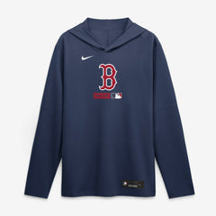 Boston Red Sox Nike Authentic Collection Dri-FIT Long Sleeve Hooded T-Shirt Near Me