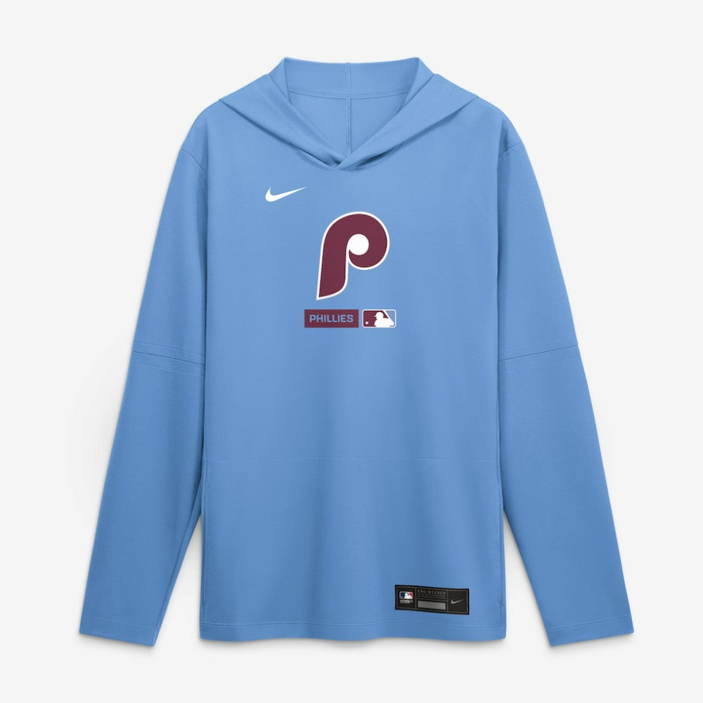 Philadelphia Phillies Nike Authentic Collection Dri-FIT Long Sleeve Hooded T-Shirt Sale