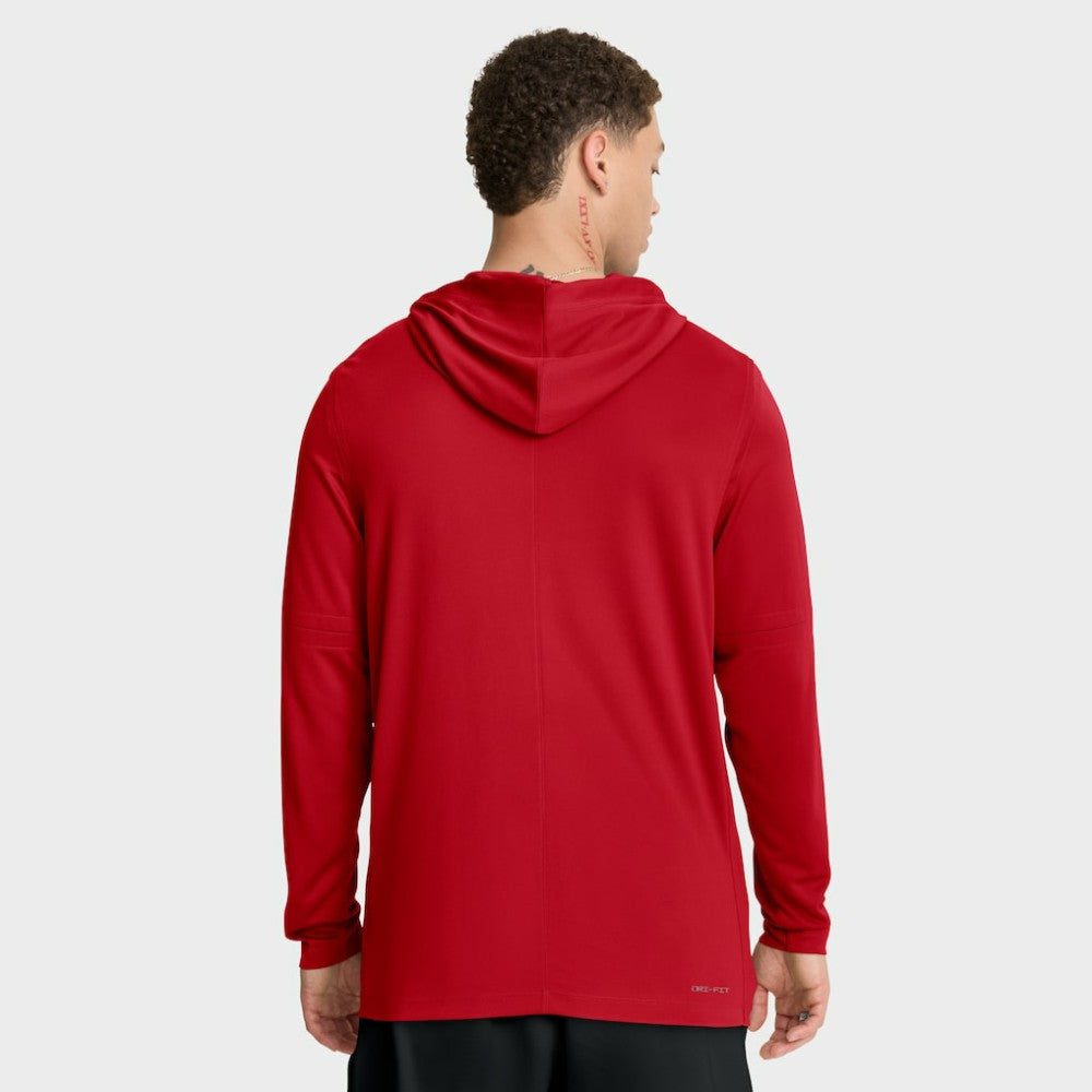 Washington Nationals Nike Authentic Collection Dri-FIT Long Sleeve Hooded T-Shirt Discount