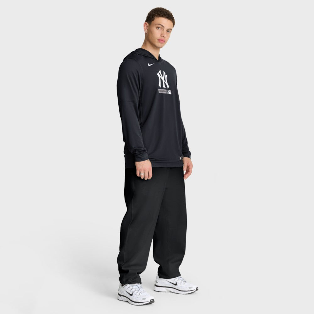 New York Yankees Nike Authentic Collection Dri-FIT Long Sleeve Hooded T-Shirt Sale