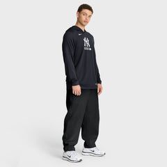 New York Yankees Nike Authentic Collection Dri-FIT Long Sleeve Hooded T-Shirt Sale