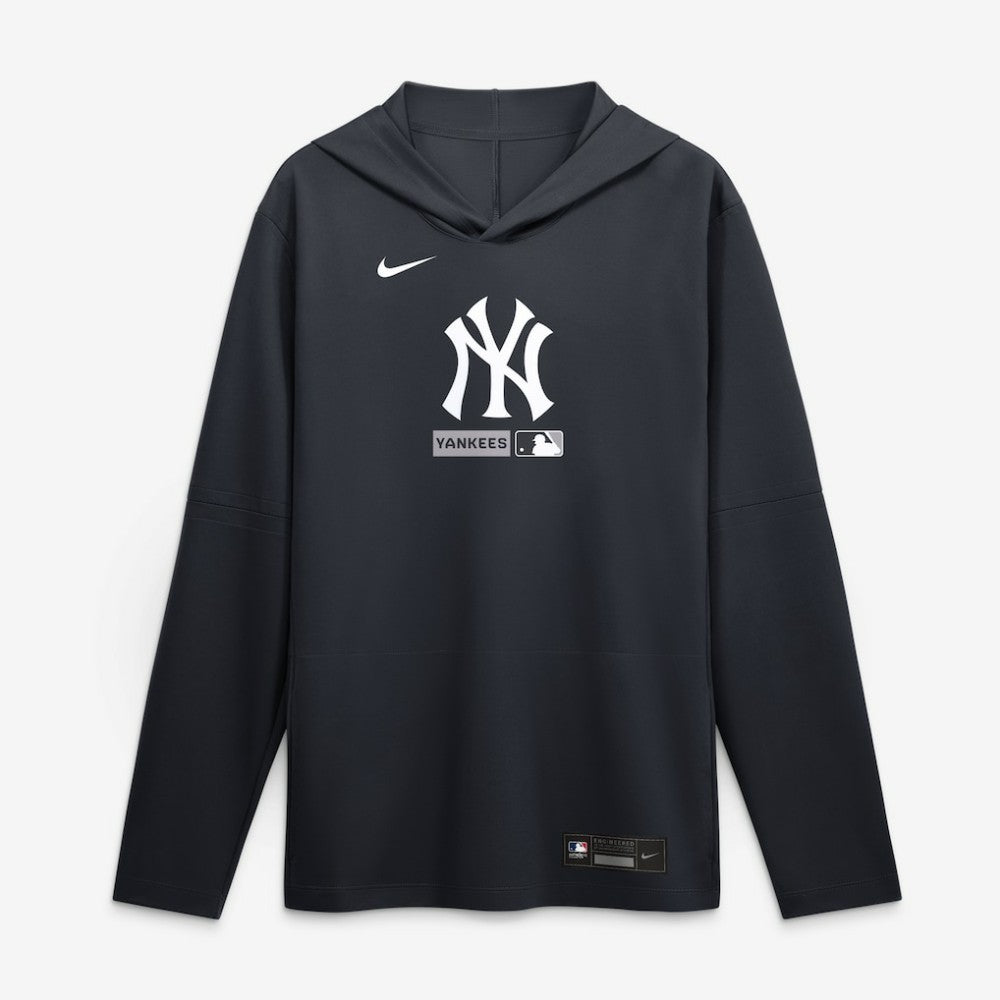 New York Yankees Nike Authentic Collection Dri-FIT Long Sleeve Hooded T-Shirt Sale