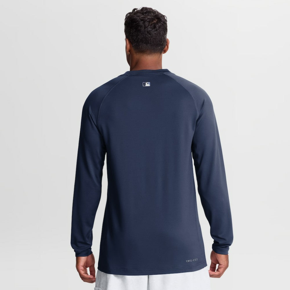 Tampa Bay Rays Nike Authentic Collection Game Time Raglan Long Sleeve T-Shirt Discount
