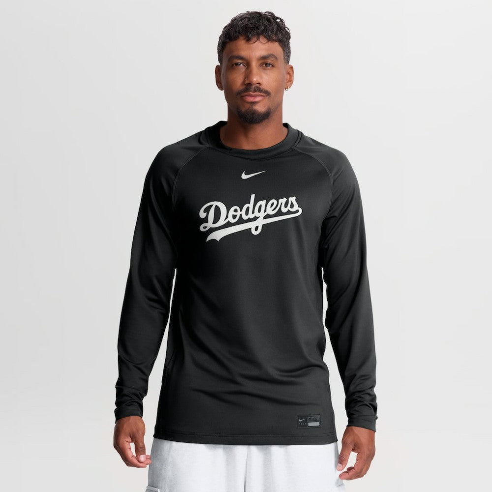 Los Angeles Dodgers Nike Authentic Collection Game Time Raglan Long Sleeve T-Shirt for sale