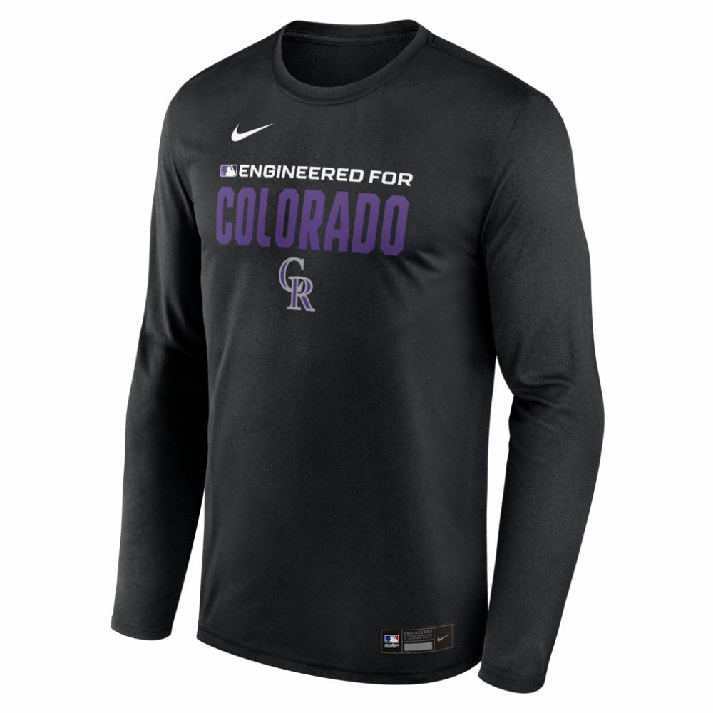 Colorado Rockies Nike Authentic Collection Legend Dri-FIT Long Sleeve T-Shirt Online