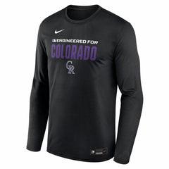 Colorado Rockies Nike Authentic Collection Legend Dri-FIT Long Sleeve T-Shirt Online