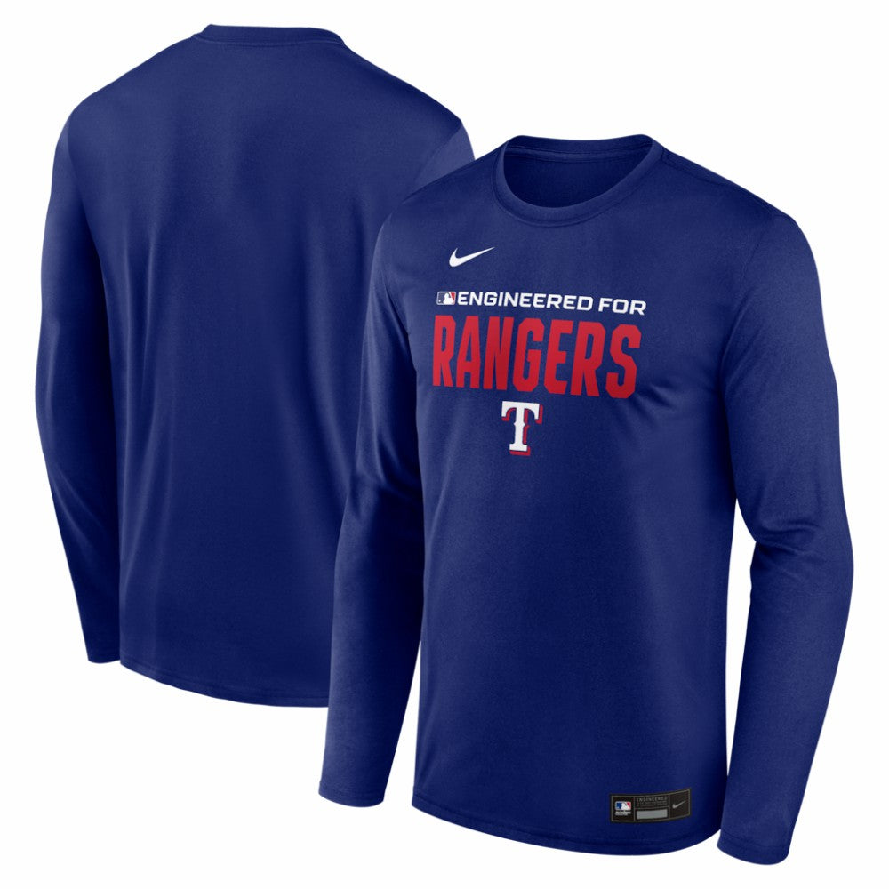 Texas Rangers Nike Authentic Collection Legend Dri-FIT Long Sleeve T-Shirt Outlet