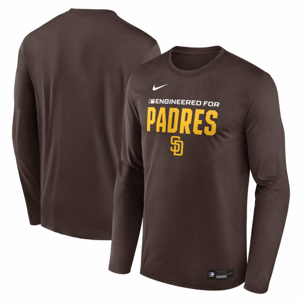San Diego Padres Nike Authentic Collection Legend Dri-FIT Long Sleeve T-Shirt Sale