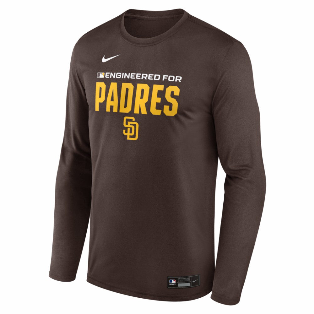 San Diego Padres Nike Authentic Collection Legend Dri-FIT Long Sleeve T-Shirt Sale