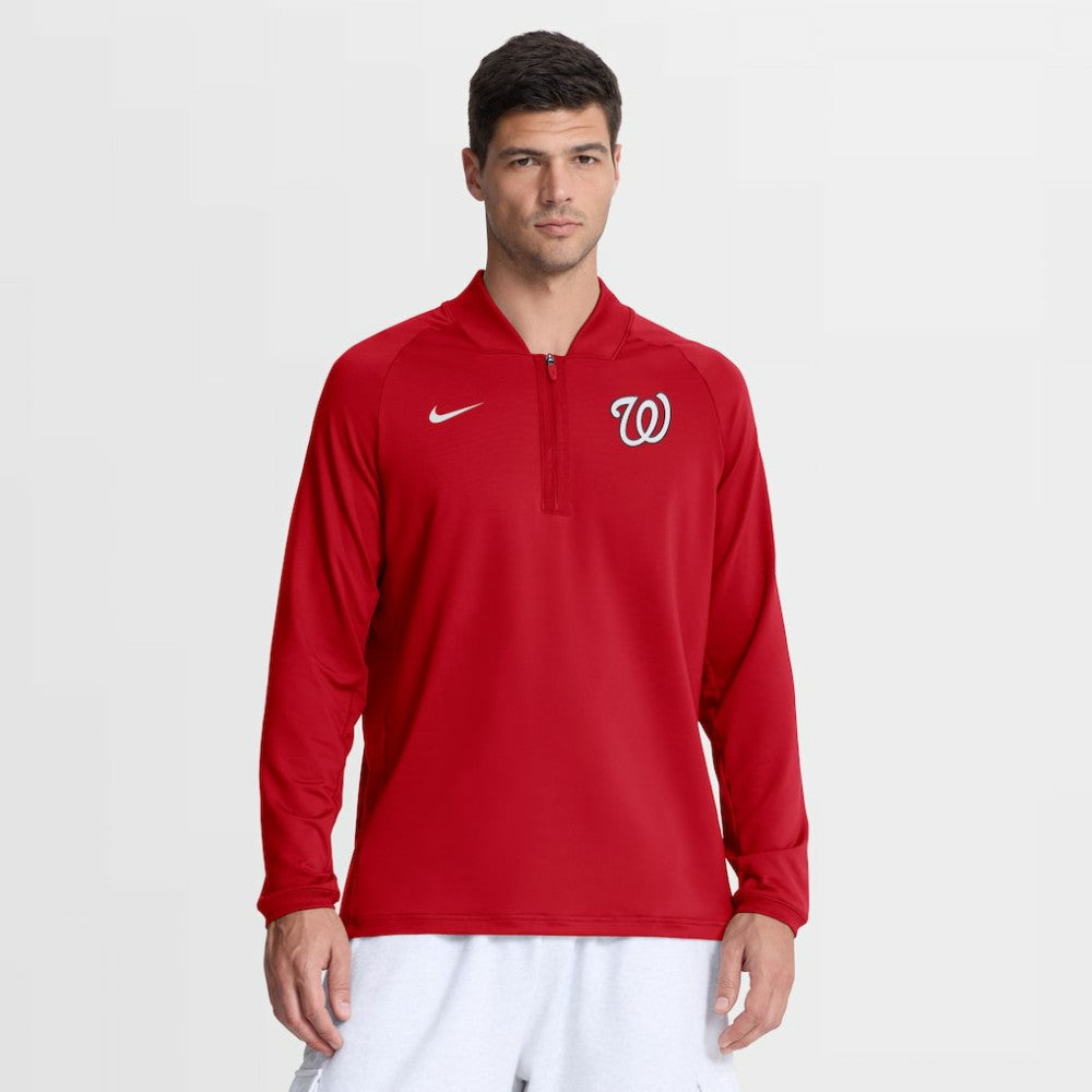 Washington Nationals Nike Authentic Collection Dri-FIT Raglan Half-Zip Pullover for sale