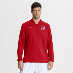 Washington Nationals Nike Authentic Collection Dri-FIT Raglan Half-Zip Pullover for sale