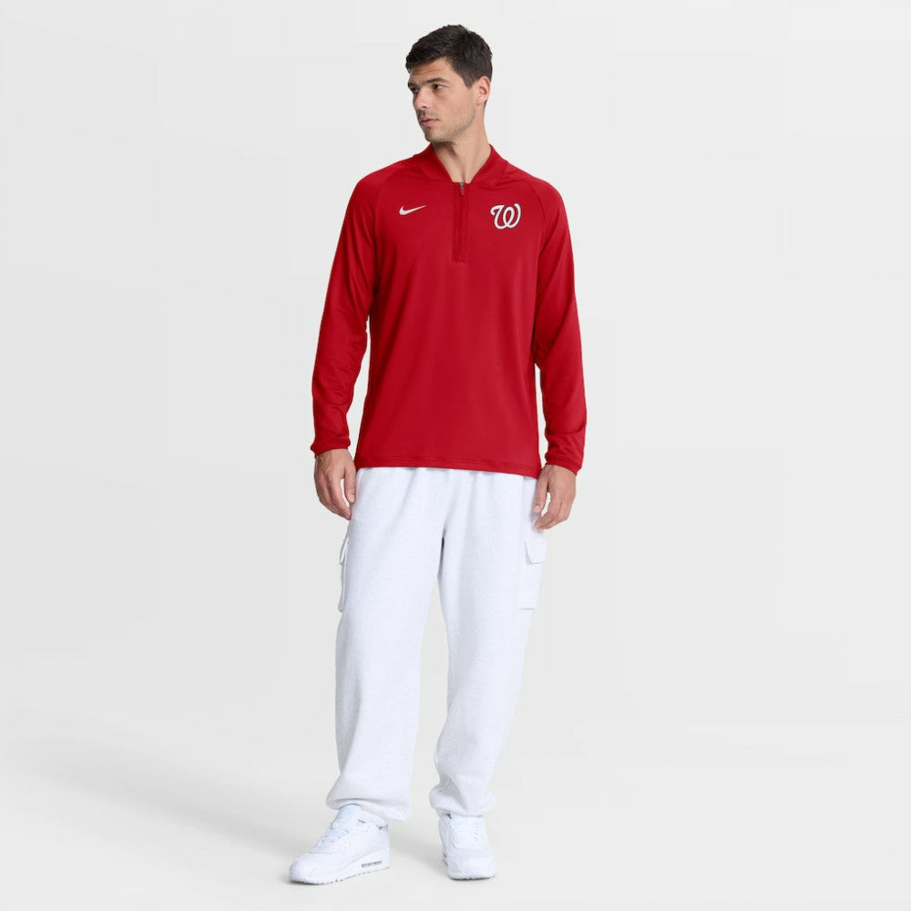Washington Nationals Nike Authentic Collection Dri-FIT Raglan Half-Zip Pullover for sale